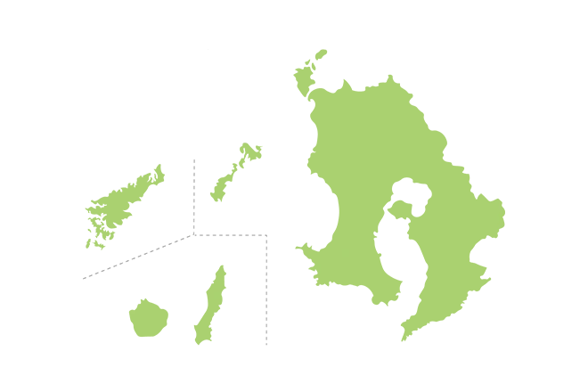 鹿児島県対応エリア地図